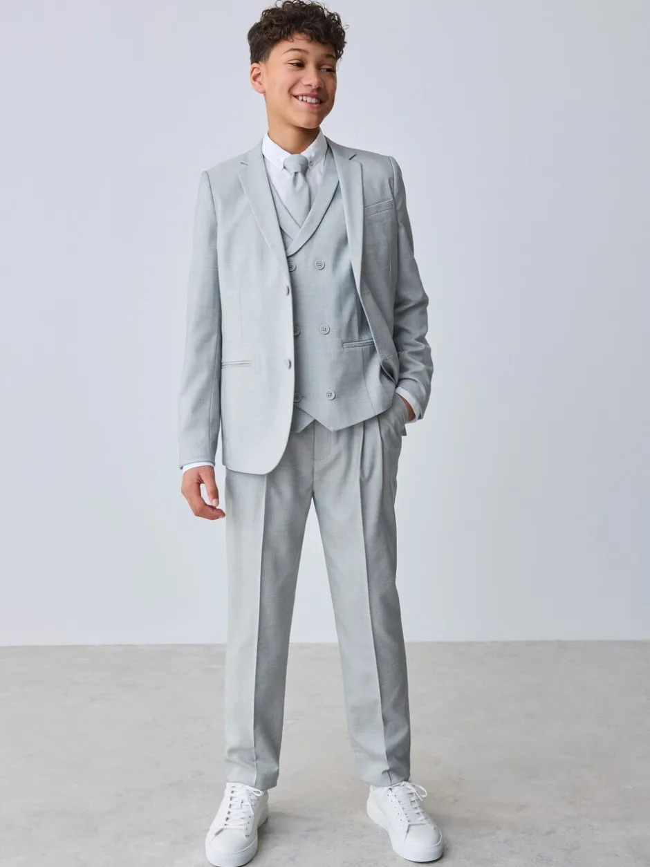 Kostuums En Herenvesten*Baker by Ted Baker - Waistcoat, Shirt And Tie Set Grijs
