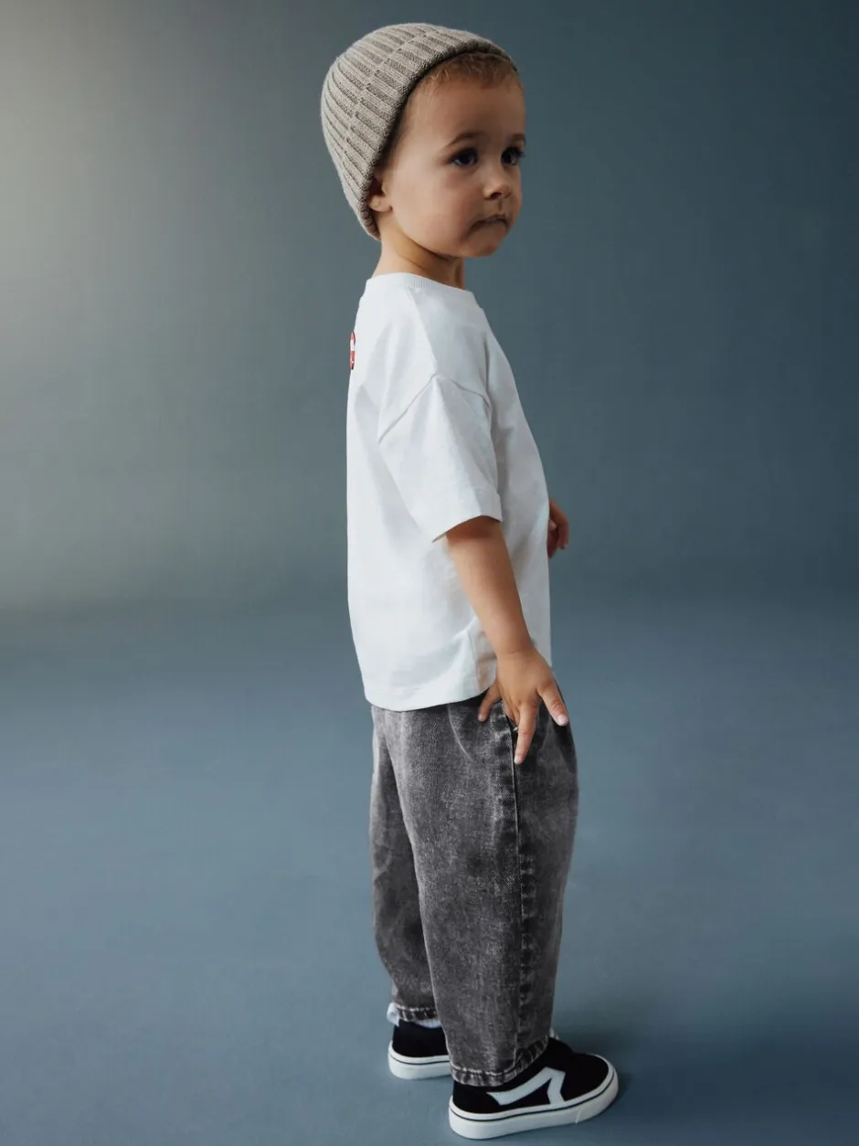 Jeans En Joggingbroeken|Jeans*Next - Barrel jeans (3mnd -7jr) Grijs