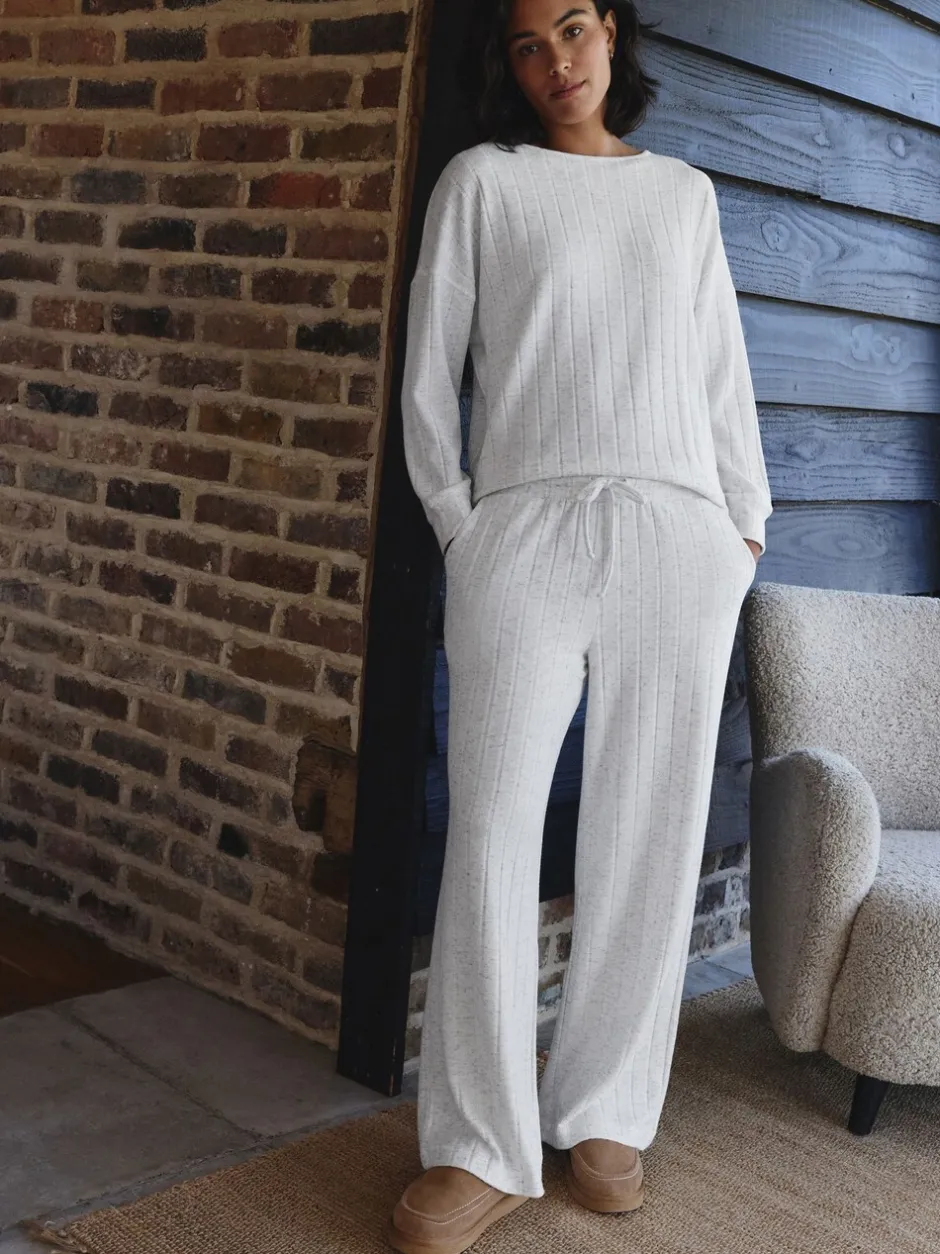 Pyjama's|Loungewear|Next - Behaaglijke pyjama met lange mouwen Grijs