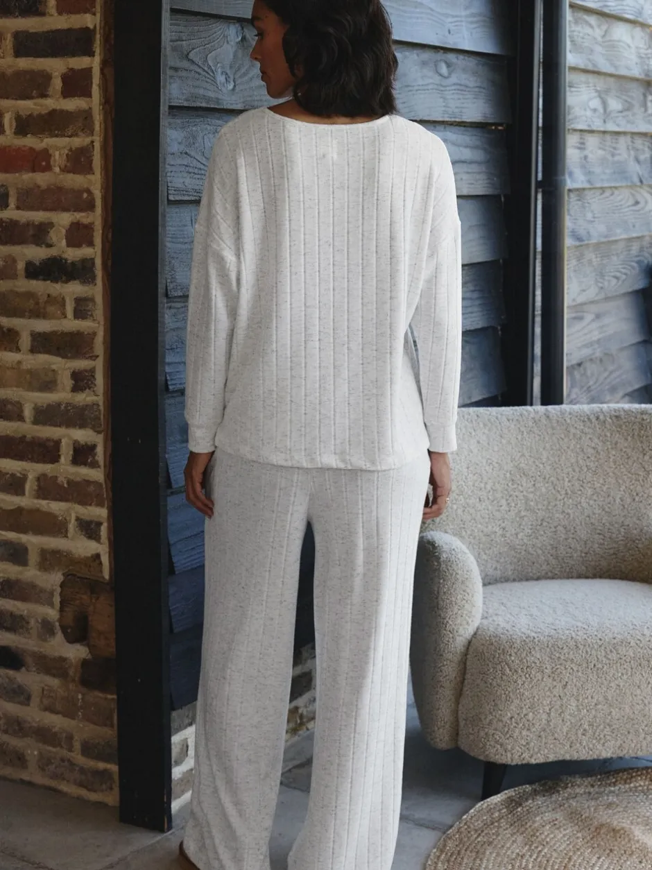 Pyjama's|Loungewear|Next - Behaaglijke pyjama met lange mouwen Grijs