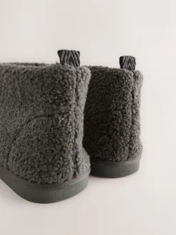 Pantoffels*Next - Borg pantoffels Grijs