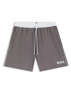 Badkleding*BOSS Grijs - Starfish sneldrogende zwembroek