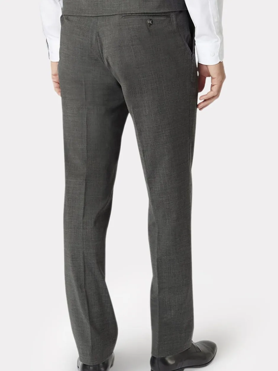 Formele Broek*Brook Taverner Grijs - Avalino Fit Trousers