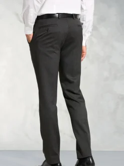Formele Broek|Brook Taverner Grijs - Flannel Trousers