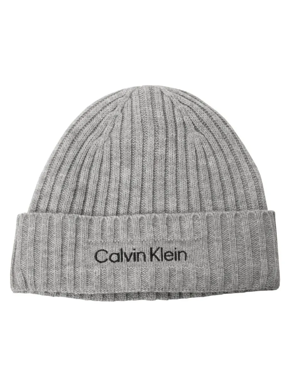 Mutsen, Sjaals En Handschoenen|Calvin Klein Golf - Boyland Knitted Beanie Grijs