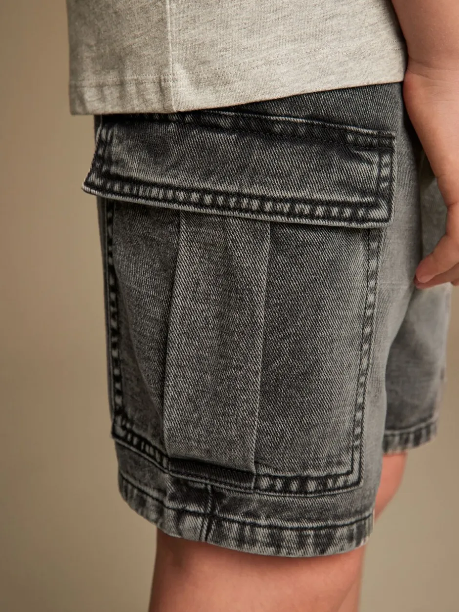 Shorts|Next - Cargoshort (3-16jr) Grijs