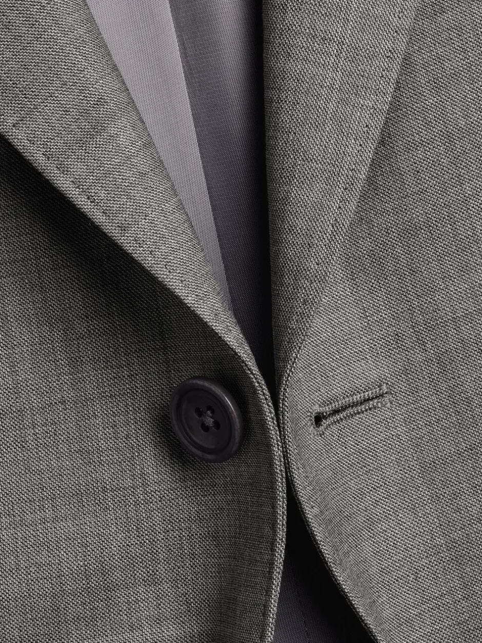Formele Broek*Charles Tyrwhitt - Sharkskin Slim Fit Jacket Grijs
