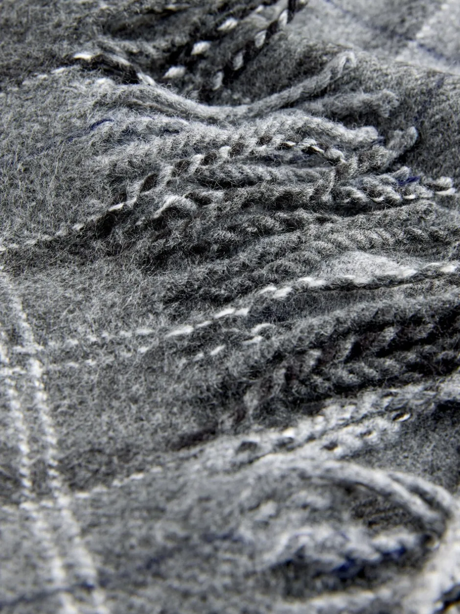 Mutsen, Sjaals En Handschoenen|Next Grijs - Check Flat Cap And Scarf Set