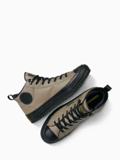 Sneakers*Converse - Chuck Taylor All Star Malden Street Mid Top Trainers Grijs