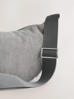 Tassen En Portemonnees*Next Grijs - Cord Effect Sling Bag