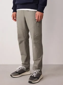Broeken En Chino's|Next - DryTech Slim Fit Tech Stretch Utility Cargo Trousers Grijs