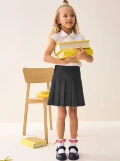 Shorts En Rokken|Next - Fietsshort en geplooide rok set (3-17jr) Grijs