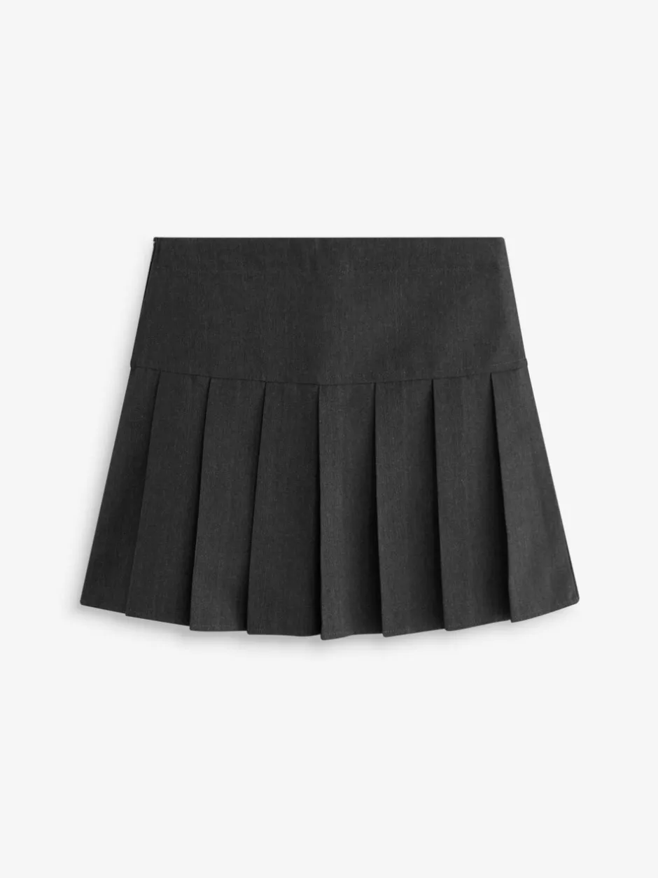 Shorts En Rokken|Next - Fietsshort en geplooide rok set (3-17jr) Grijs