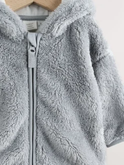 Jassen, Jacks En Kinderwagenpakjes|Jassen En Jacks*Next - Fleece babyjack met rits Grijs