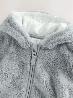 Jassen, Jacks En Kinderwagenpakjes|Jassen En Jacks*Next - Fleece babyjack met rits Grijs