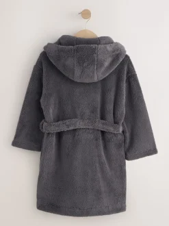 Kamerjassen|Nachtkleding En Pyjama's*Next Grijs - Fleece badjas (1,5-16jr)