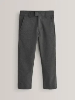 Schoolkleding|Broeken En Chino's*Next - Formele skinny schoolbroek met stretch (3-17 jr) Grijs