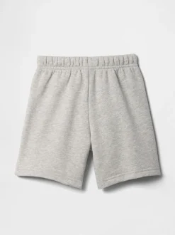 Shorts|Gap - joggingbroek met elastische taille met logo (6 mnd - 5 jr) Grijs