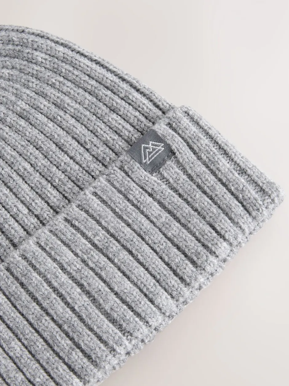 Mutsjes En Antikrabwantjes|Mutsen, Handschoenen En Sjaals*Next Grijs - Gebreide beanie-muts (1-16jr)