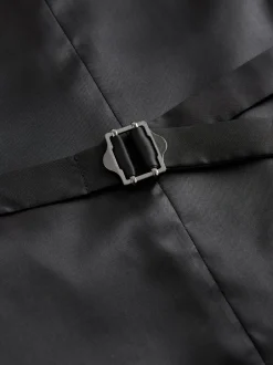 Vesten|Next Grijs - Herenvest met textuur