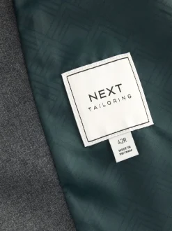 Vesten|Next - Herenvest van flanellen kostuum Grijs