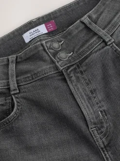 Jeans|Next - High Rise Stretch Flare Jeans Grijs