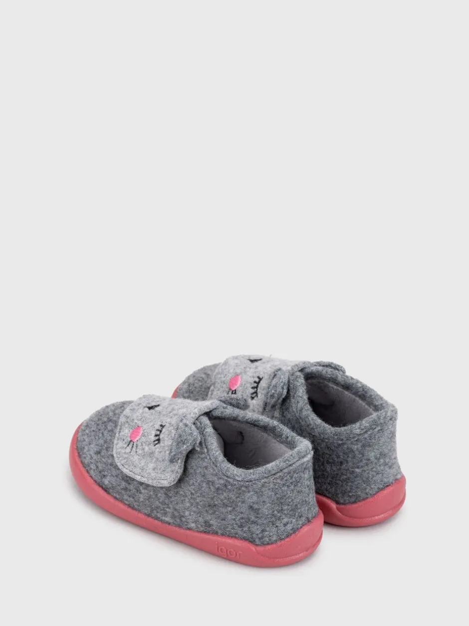 Pantoffels*Igor - Homie Character Slippers. Grijs