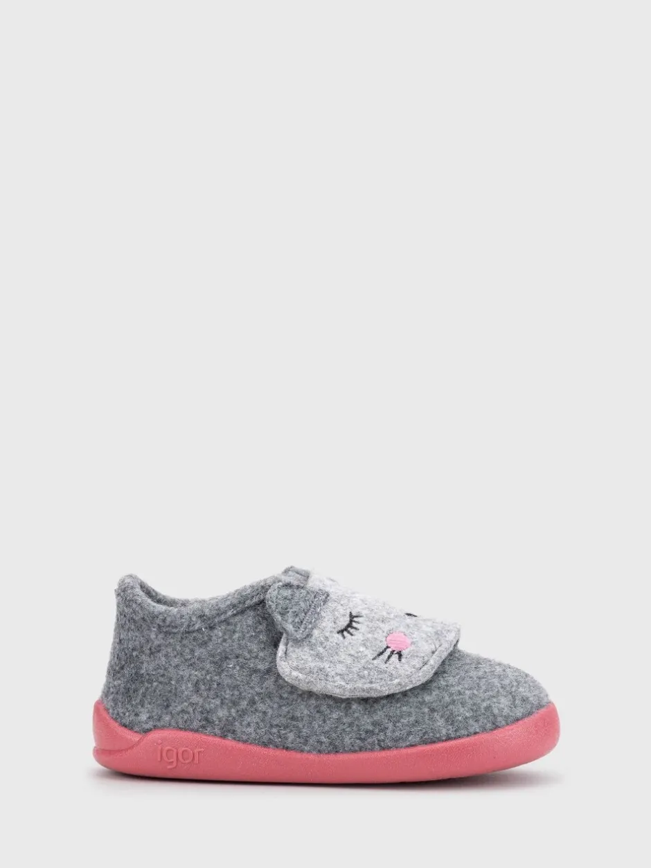 Pantoffels*Igor - Homie Character Slippers. Grijs