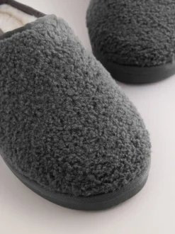 Pantoffels|Next - Instappantoffels met borgvoering Grijs