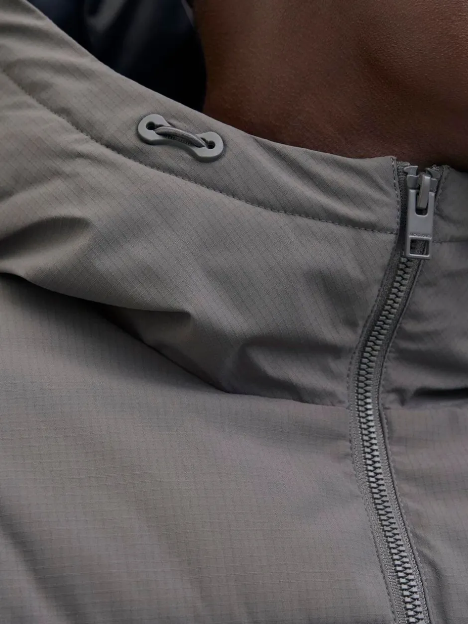 Jassen En Jacks*JACK & JONES - - Gewatteerd jack met capuchon Grijs