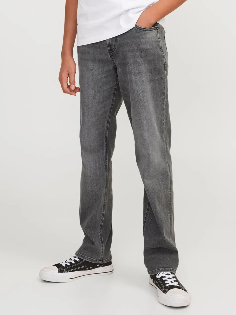 Jeans|JACK & JONES JUNIOR - Grey Clark Regular Fit Jeans Grijs