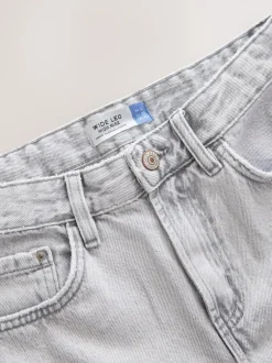 Jeans*Next Grijs - Jeans met wijde pijpen