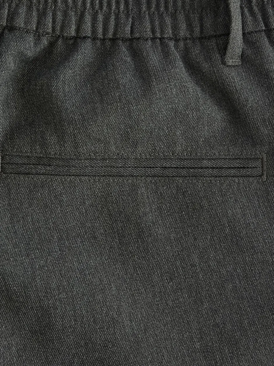 Formele Broek*Next - Joggingbroek met elastische tailleband en effen voorkant Grijs