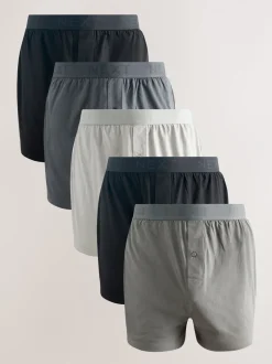 Ondergoed|Ondergoed*Next - Losse Boxer 5 set Grijs