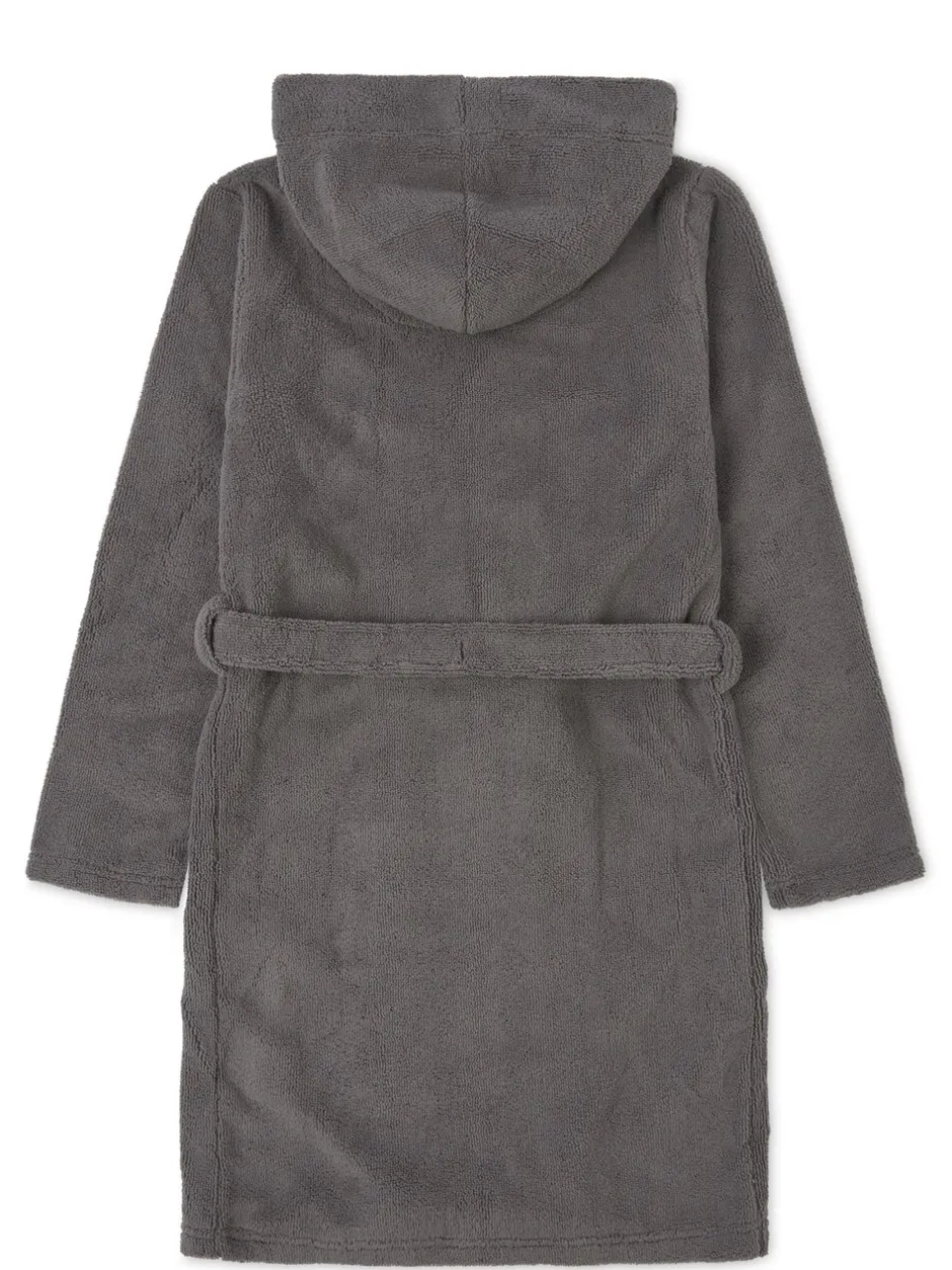 Kamerjassen|Lyle & Scott - Boys Bucke Bathrobe Grijs