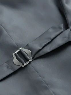 Vesten*Next - Merino Wool Blend Suit Waistcoat Grijs