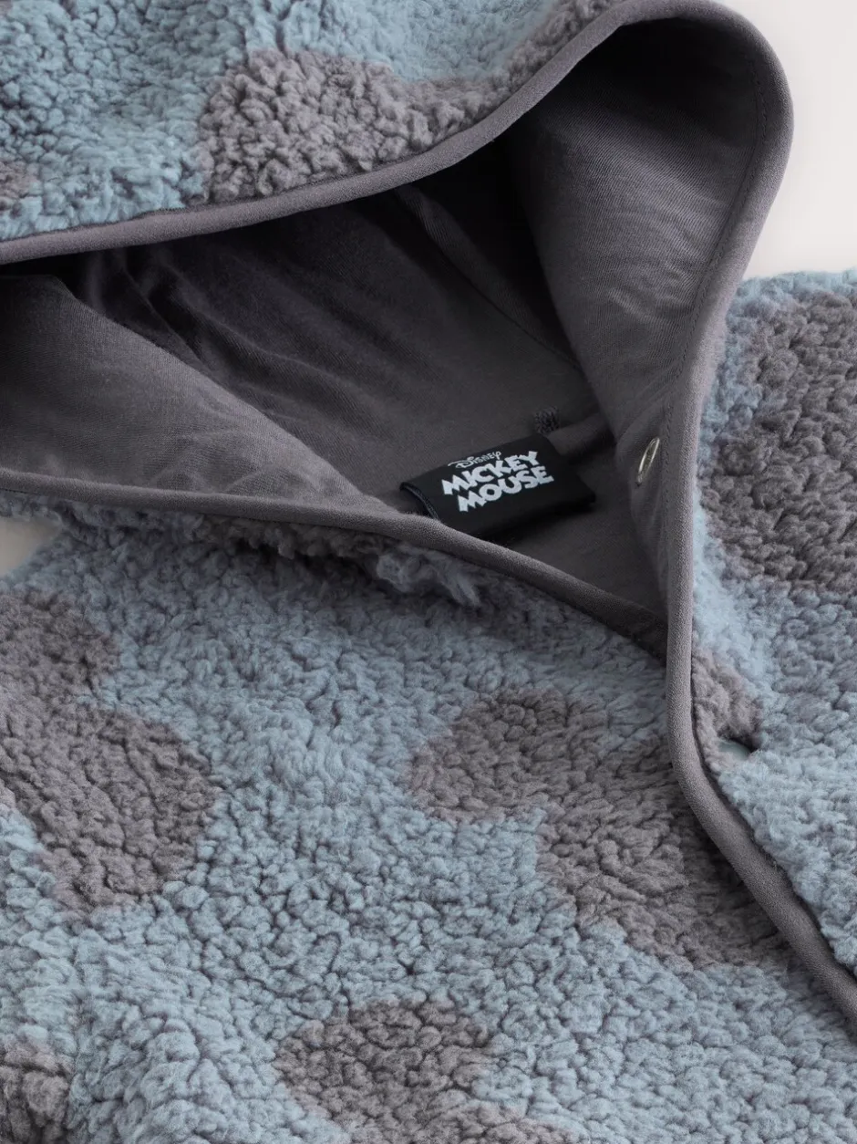 Jassen, Jacks En Kinderwagenpakjes|Jassen En Jacks*Next Grijs - Mickey Mouse fleece Jack met ritssluiting en Met capuchon (3mnd -8jr)