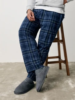 Pantoffels|Loungewear*Next - Microsuede Taped Mule Slippers Grijs