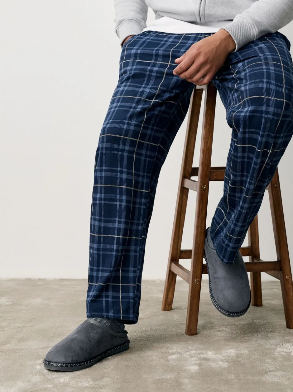 Pantoffels|Loungewear*Next - Microsuede Taped Mule Slippers Grijs