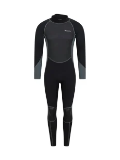 Badkleding|Mountain Warehouse - lang neopreen wetsuit voor heren Grijs