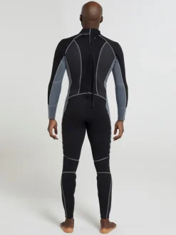 Badkleding|Mountain Warehouse - lang neopreen wetsuit voor heren Grijs