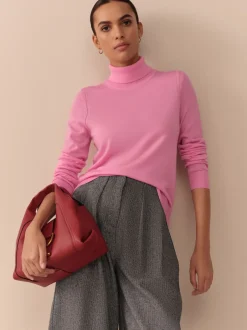 Broeken|Next - N. Premium visgraat culottes met wol Grijs