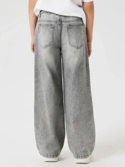 Jeans*Name It Grijs - jeans met wijde pijpen