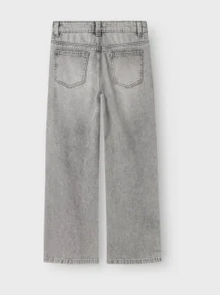 Jeans*Name It Grijs - jeans met wijde pijpen