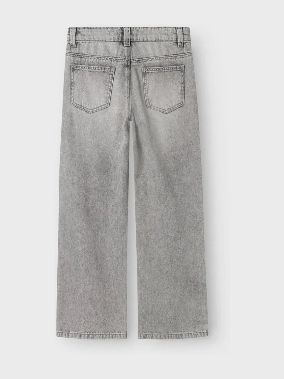 Jeans*Name It Grijs - jeans met wijde pijpen