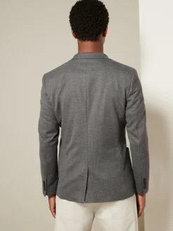 Blazers En Business-Jasjes|Next - Normale Pasvorm - Modieuze blazer met textuur Grijs