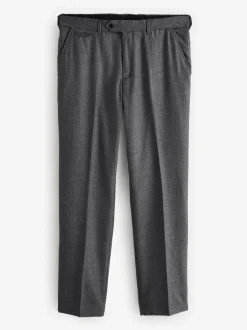 Formele Broek*Next - Normale Pasvorm - Signature - 100% Wollen broek met Motion Flex-tailleband Grijs