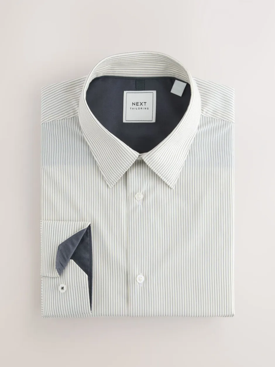Shirts*Next - Onderhoudsvriendelijke nette overhemden met enkele manchetten, set van 3 Grijs