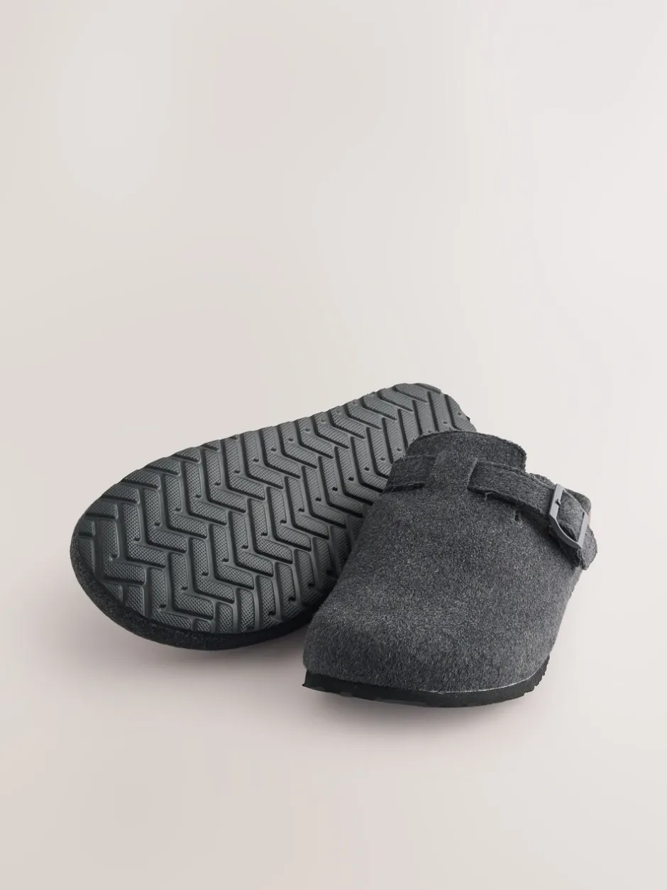 Pantoffels|Loungewear*Next Grijs - Pantoffelmuiltjes met gesp