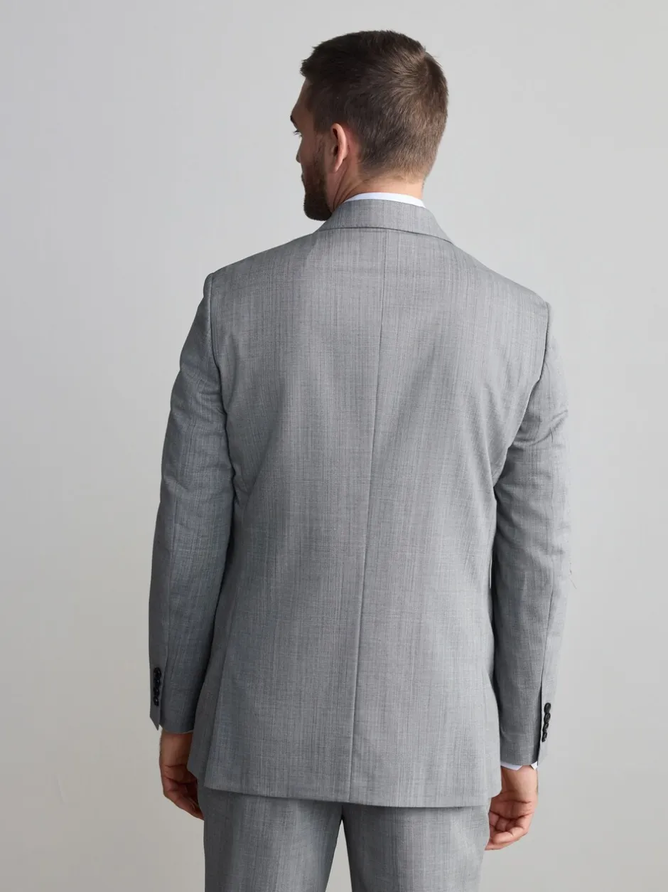 Pakken|Next - Regular Fit Signature Nova Fides 100% Italian Wool Suit Jacket Grijs